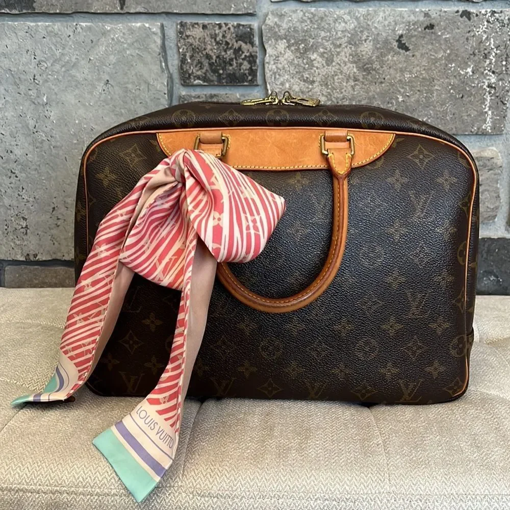 💖✨BEAUTIFUL✨💖 LV DEAUVILLE BOWLING HANDBAG PURSE MONOGRAM